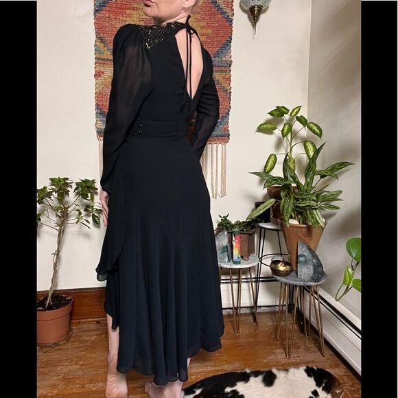 Vintage beaded 80s fairy dress XS - Picture 2 of 7